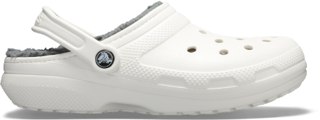 Classic Cozzzy Clog in White/Grey