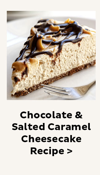 Chocolate & Salted Caramel Cheesecake