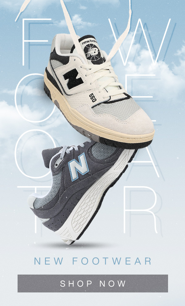 Latest footwear. New Balance, Asics and more. Cop our latest footwear from New Balance and Asices. Shop New Footwear.