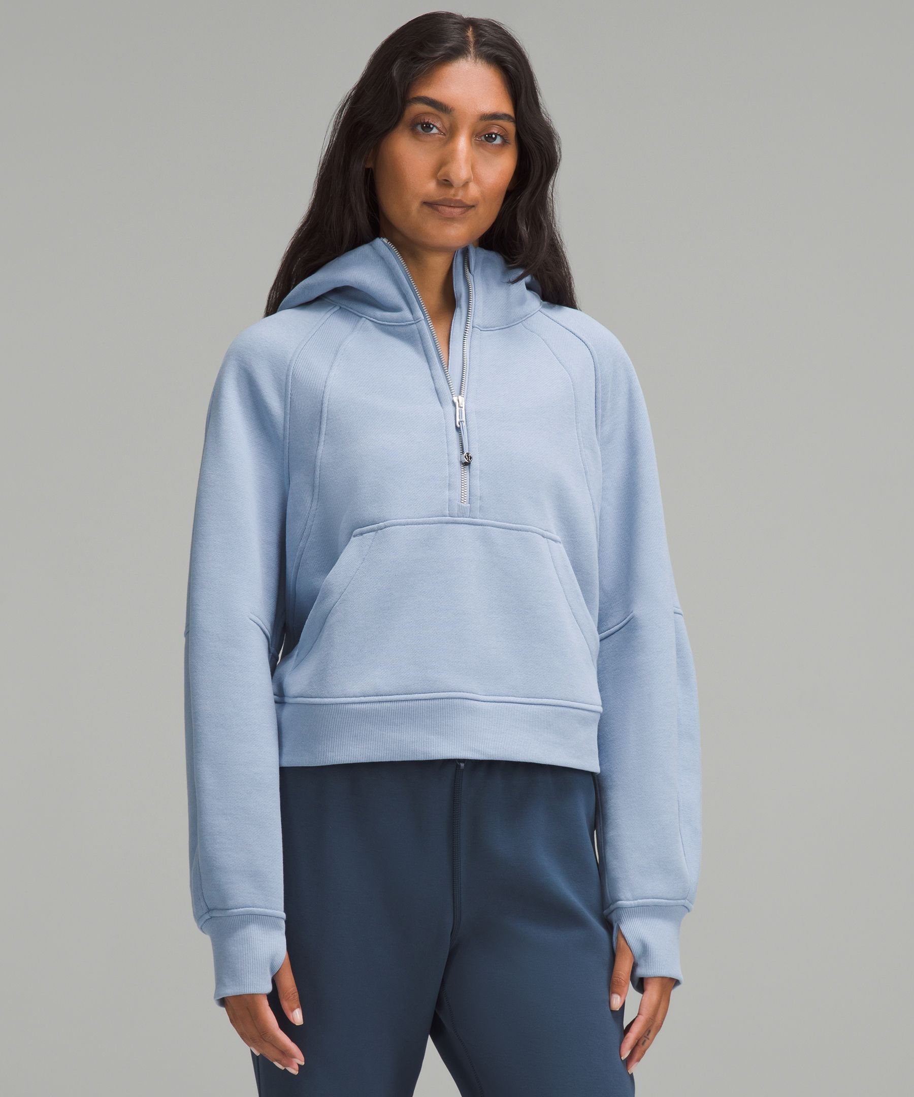 Scuba Oversized Half-Zip Hoodie