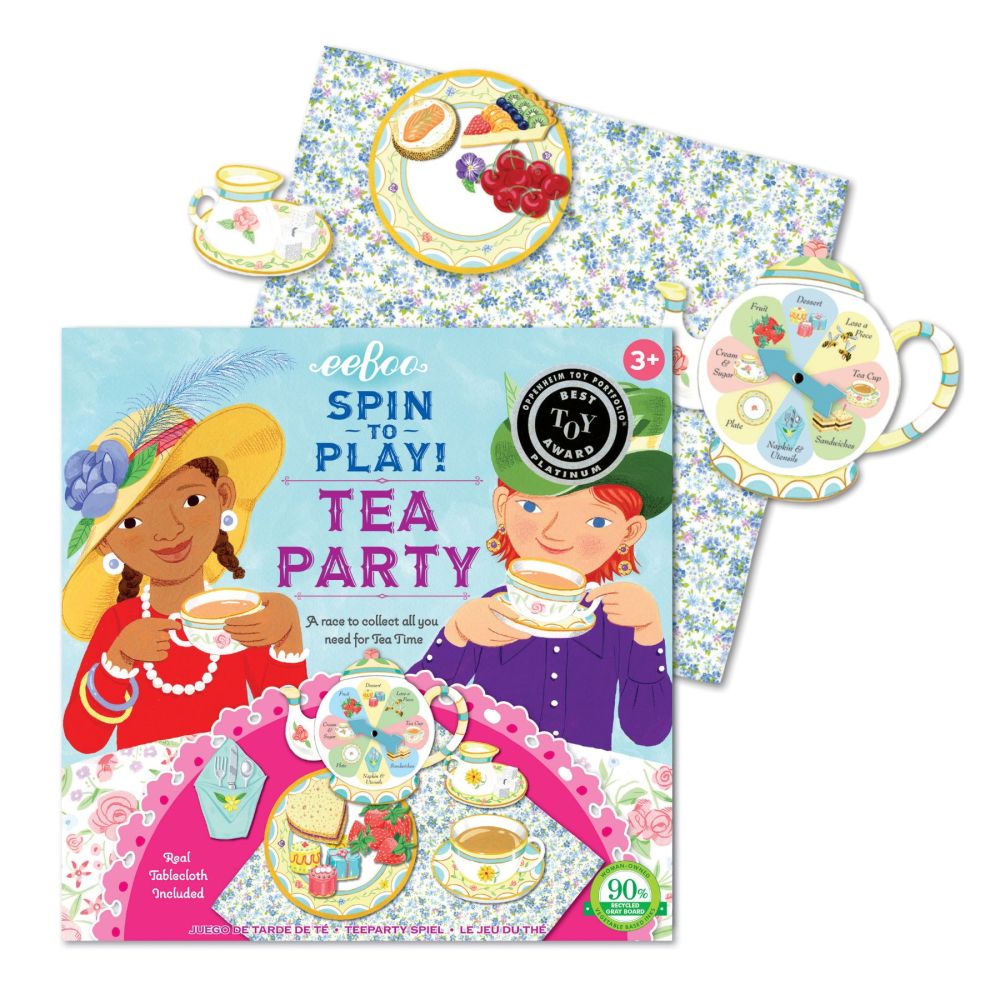 eeBoo: Tea Party Spinner Game