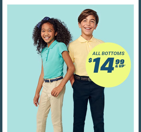 $14.99 & up All Uniform Bottoms