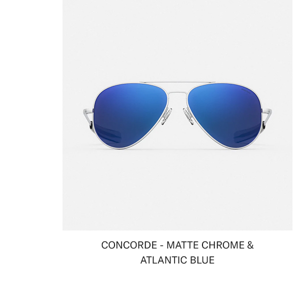 CONCORDE - MATTE CHROME & ATLANTIC BLUE