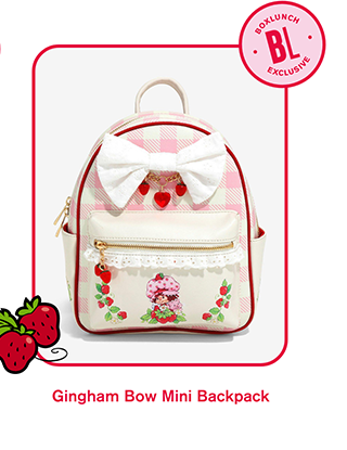 Gingham Bow Mini Backpack