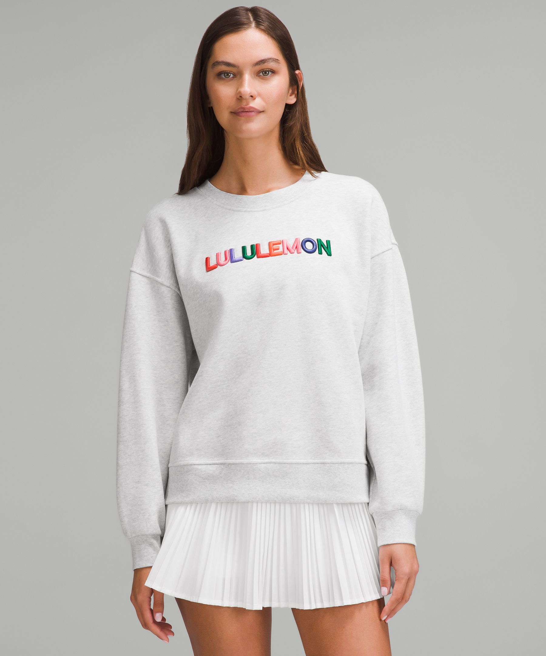 Perfectly Oversized Fleece Crew Graphic