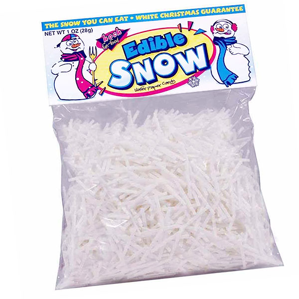 127785 - Edible White Candy Snow: 1-Ounce Bag