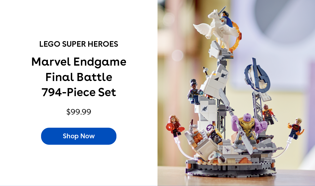 LEGO Super Heroes Marvel Endgame Final Battle 794-Piece Set $99.99 Shop Now