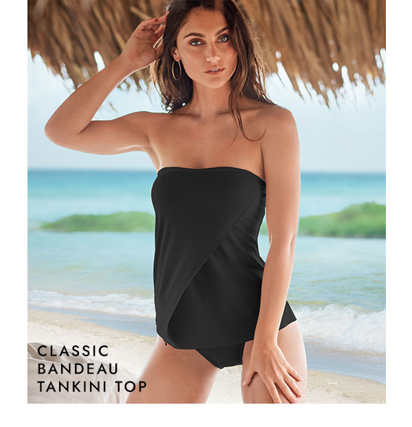 CLASSIC BANDEAU TANKINI TOP