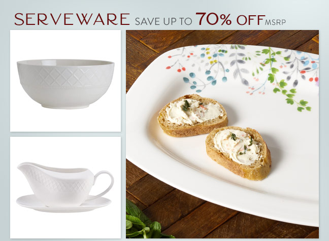 Shop Serveware | Save up to 70% Off MSRP