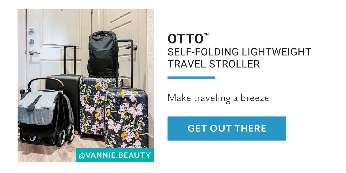 Ottoâ„¢ Self-Folding Lightweight Travel Stroller | Make traveling a breeze | Get out there | @VANNIE.BEAUTY