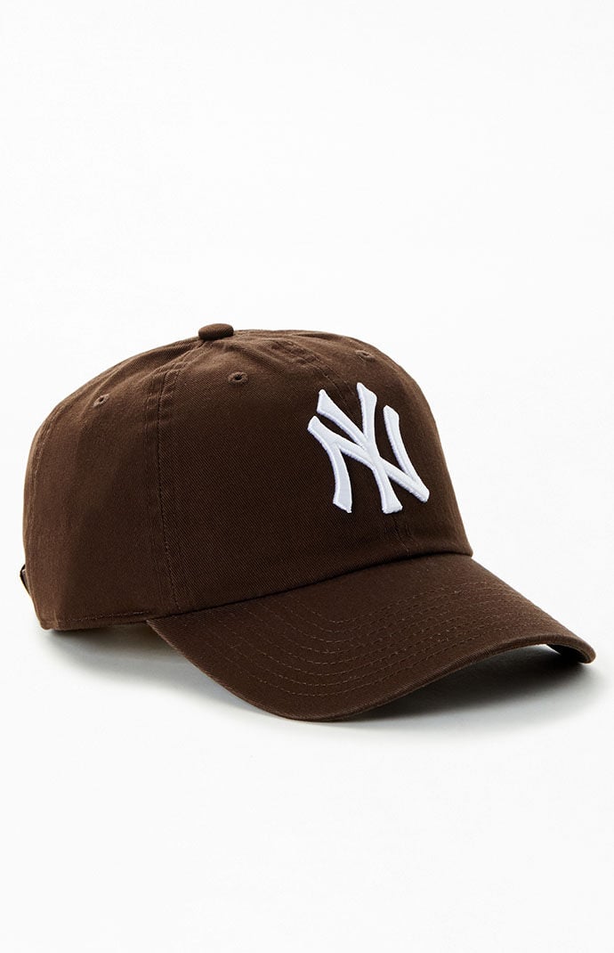 Image: Brown NY Yankees Dad Hat