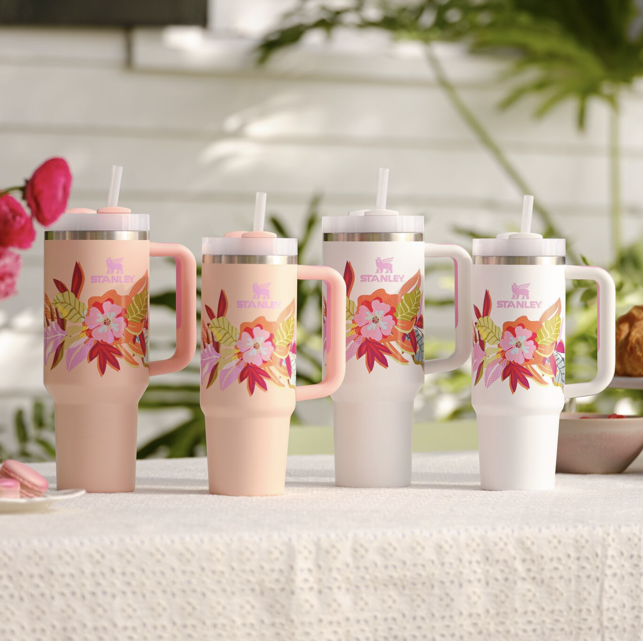 Treat Mom to a Floral Stanley Tumbler from Their Mother's Day Collection