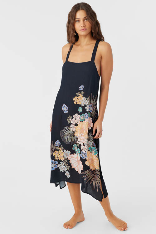 MIRANDA MACAW TROPICAL COVER-UP DRESS