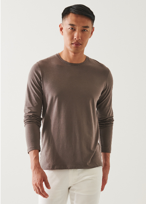 PIMA COTTON STRETCH LONG SLEEVE T-SHIRT