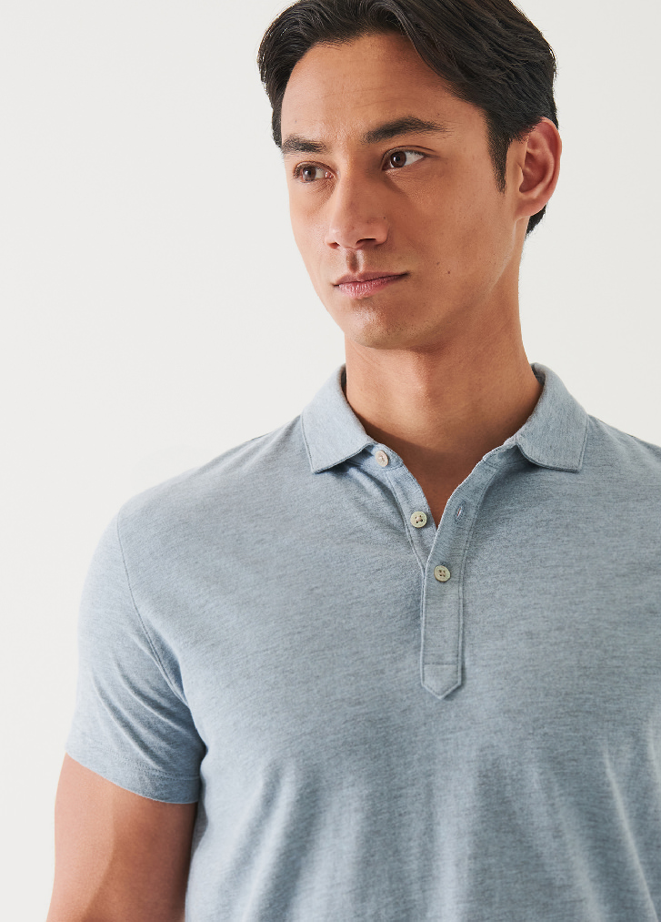 PIMA COTTON STRETCH OVERDYE POLO