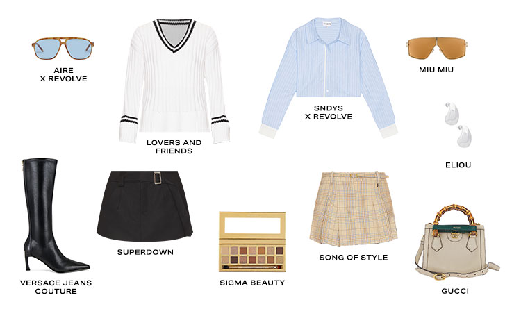 Think Ivy League Sweaters + Skirts With a Sexy Little Twist - Shop Now