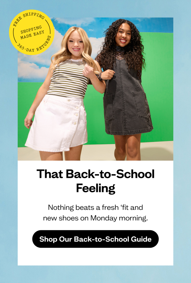 Shop Zappos Back to School Guide