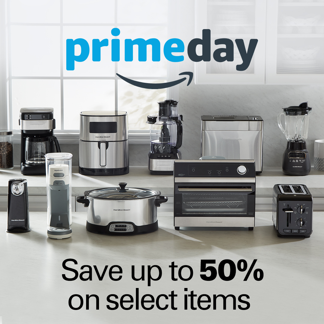 Save up to 50% on select Hamilton Beach items during Prime Day.