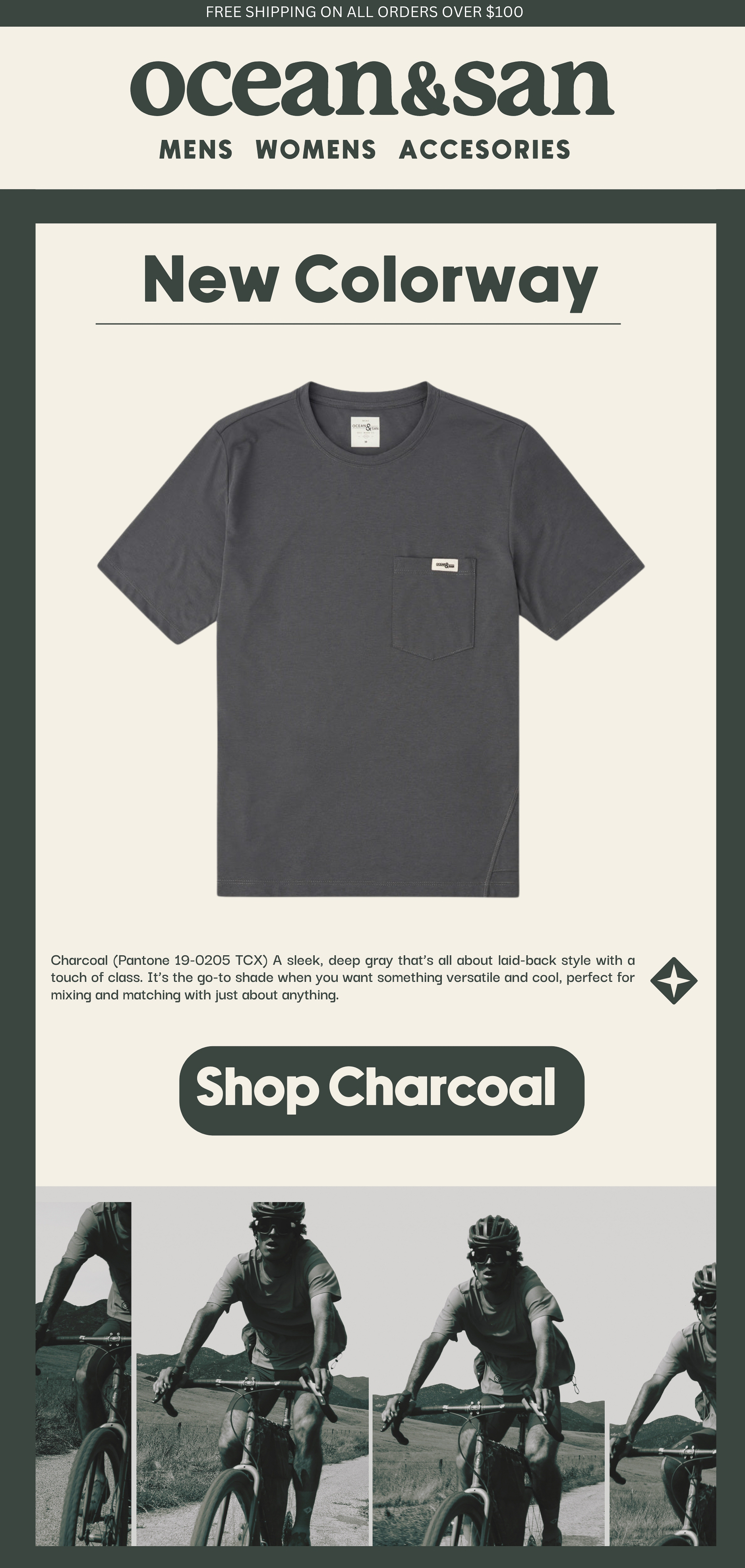 CHARCOAL - NEW COLOR - SHOP NOW