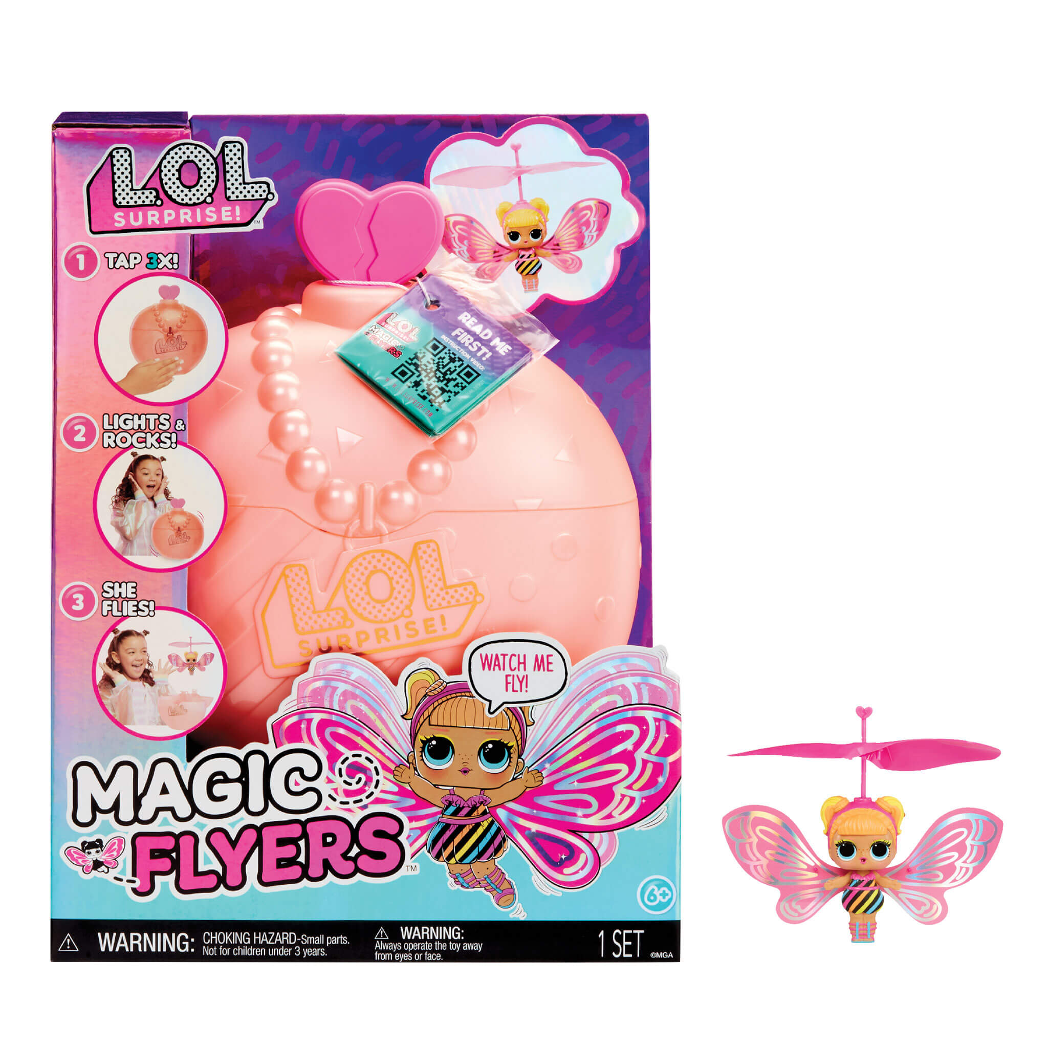 Image of LOL Surprise Magic Flyers Flutter Star Hand Guided Flying Doll