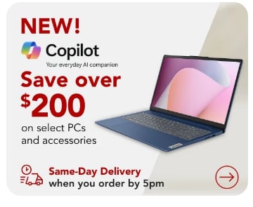 Save over $250 on select PCs