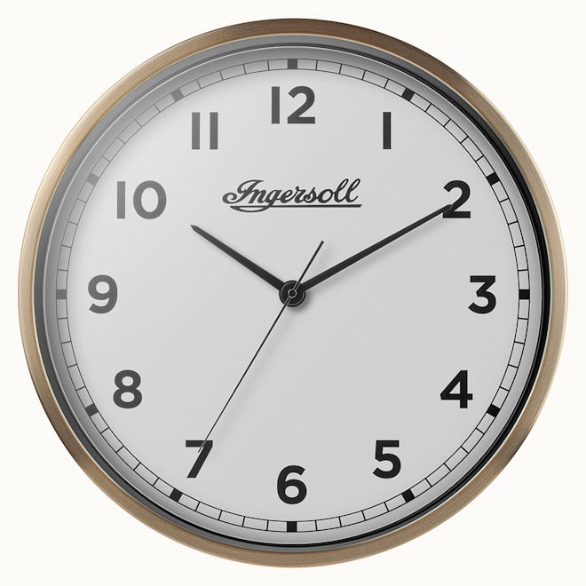 INGERSOLL QUARTZ 45CM WALL CLOCK IC002GW