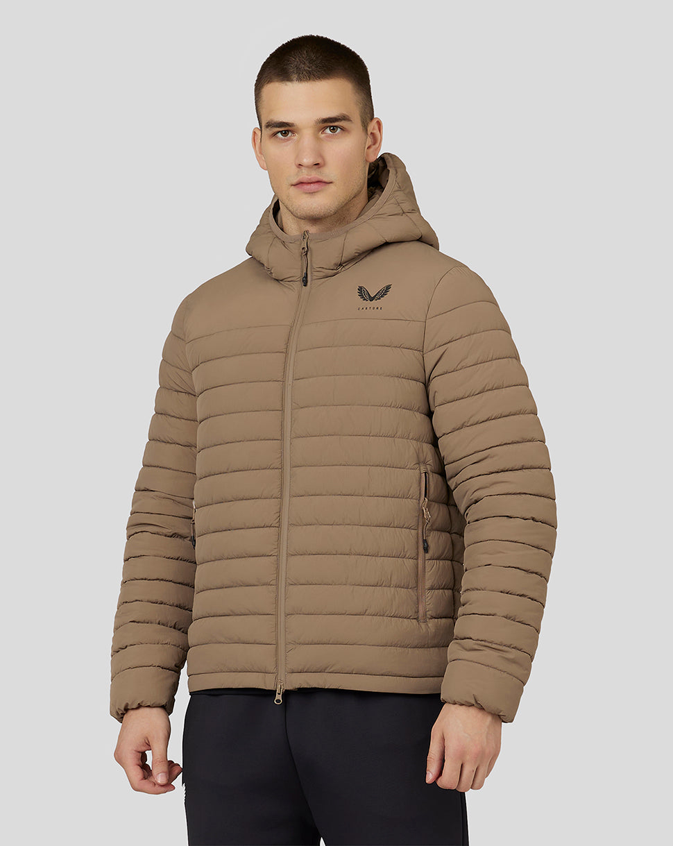 Image of Men’s Hooded Puffer Jacket – Mushroom