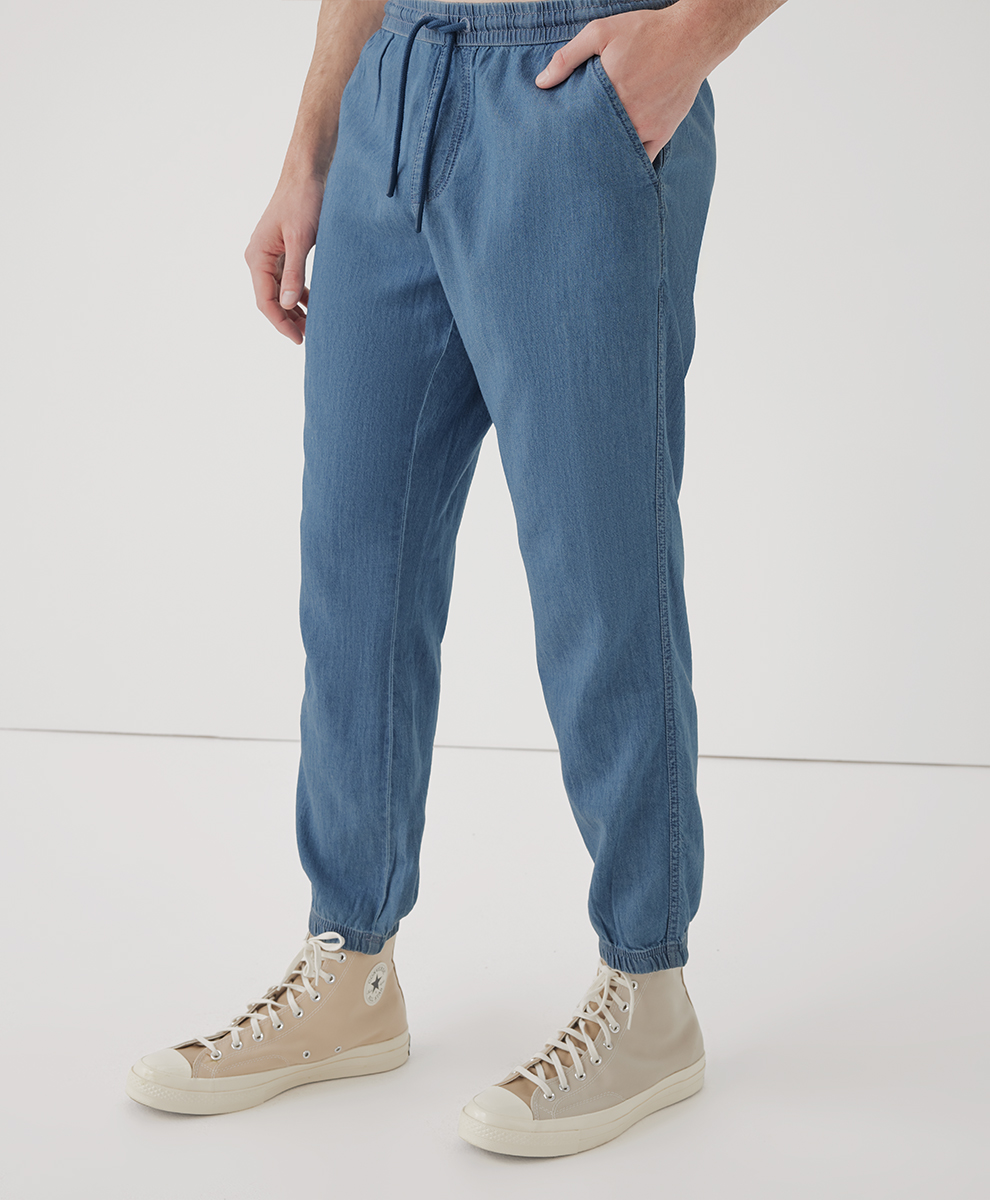 Image of Men's Denim Chambray Pant