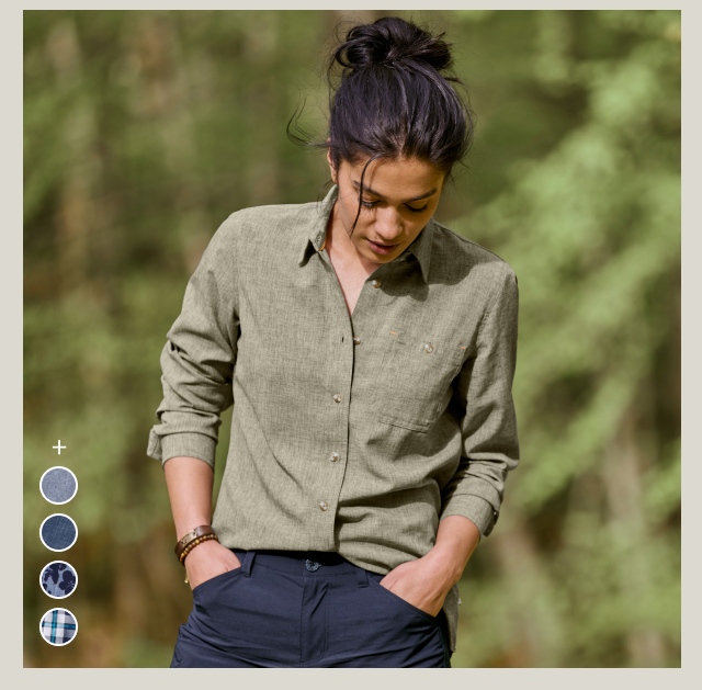 Women's Tech Chambray