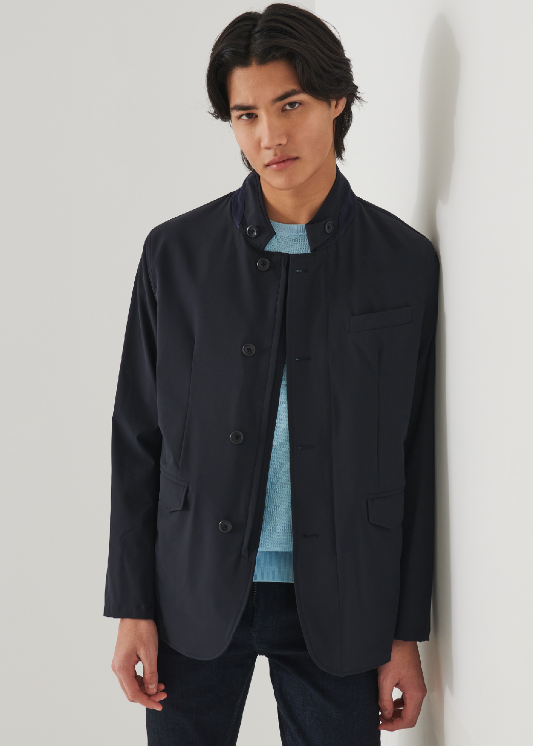 ITALIAN NYLON HYBRID JACKET