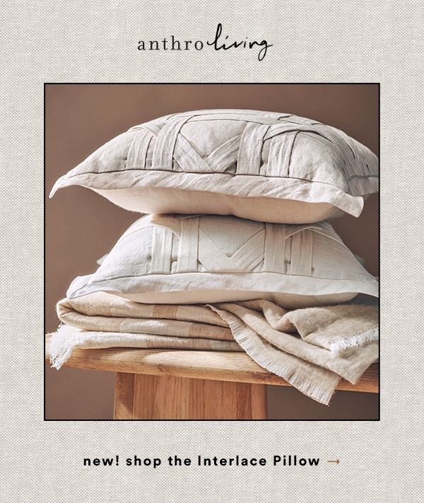 Interlace pillow. Shop the Interlace Pillow.