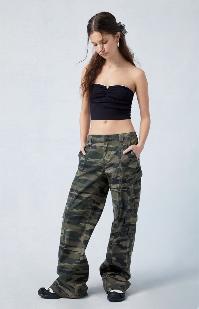 Image: Camouflage Lightweight Low Rise Baggy Pants