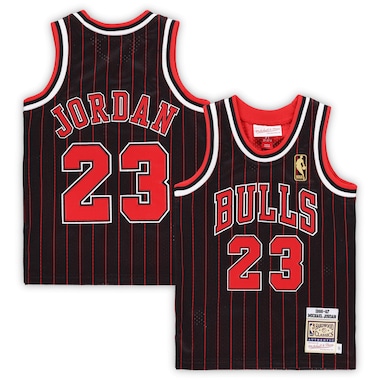 Toddler Mitchell & Ness Michael Jordan Black  1996/97 Hardwood Classics Authentic Jersey