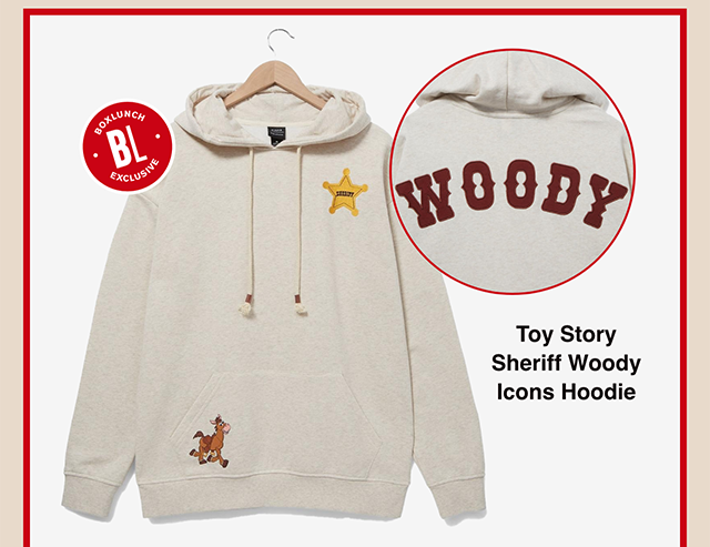 Toy Story Sheriff Woody Icons Hoodie