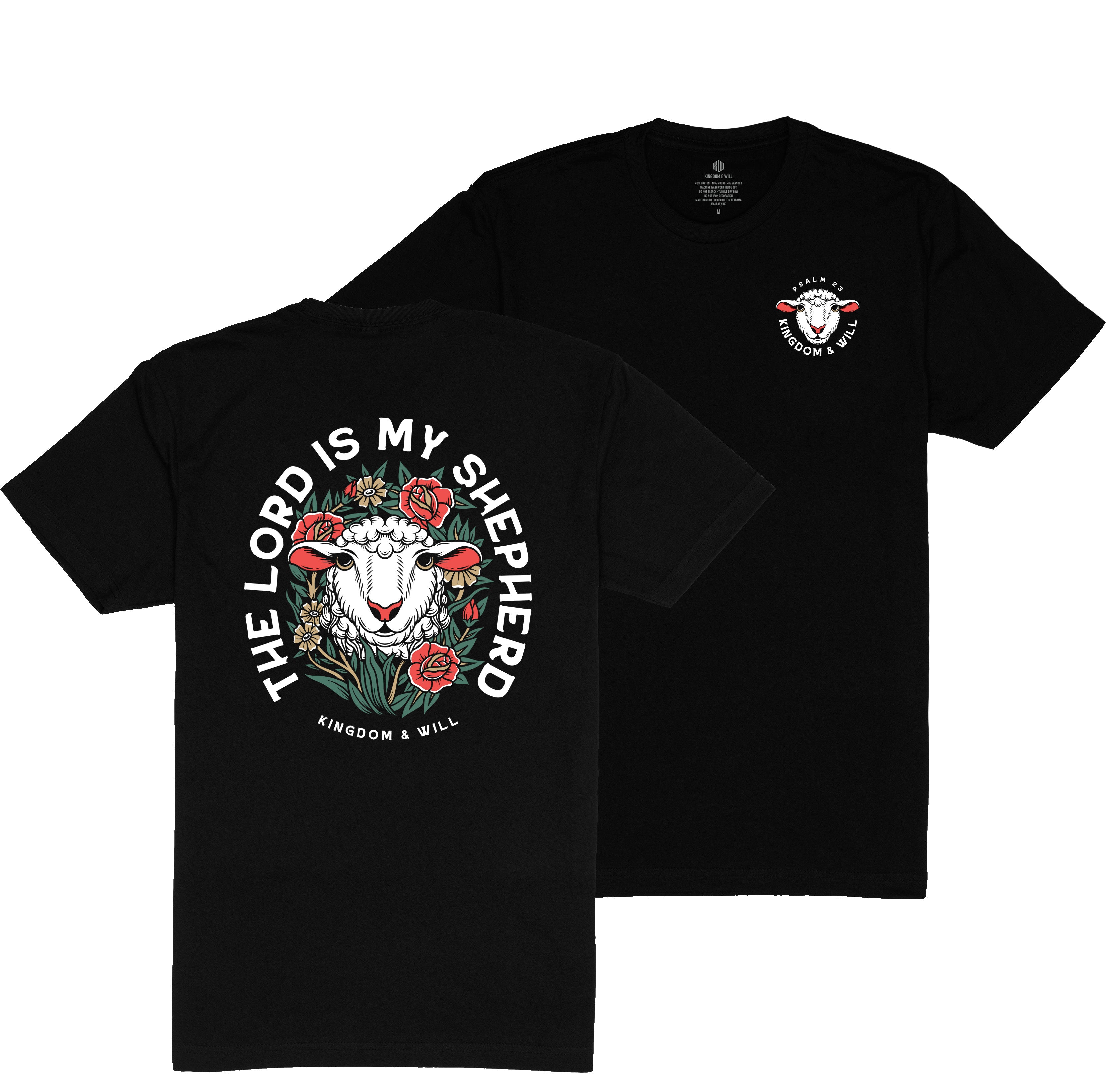 Image of Psalm 23 T-Shirt (Black)