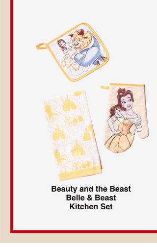 Beauty and the Beast Belle and Beast Kitchen Set