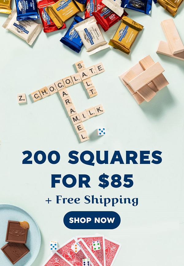 200 Pick & Mix Squares for $85 + Free Shipping