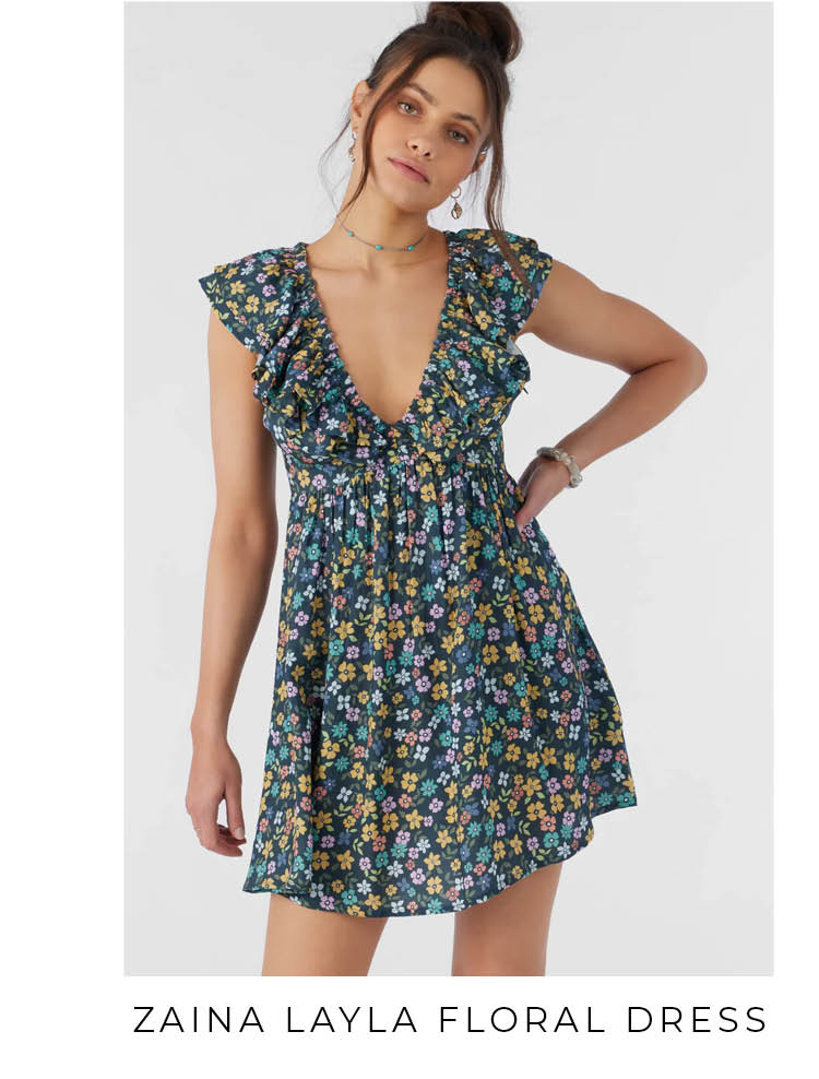 Zaina Layla Floral Dress