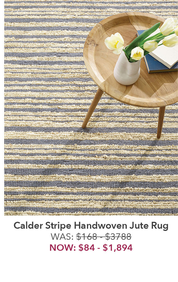 Calder Stripe Handwoven Jute Rug