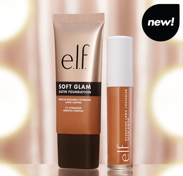 NEW Soft Glam Satin Foundation + Hydrating Camo Concealer