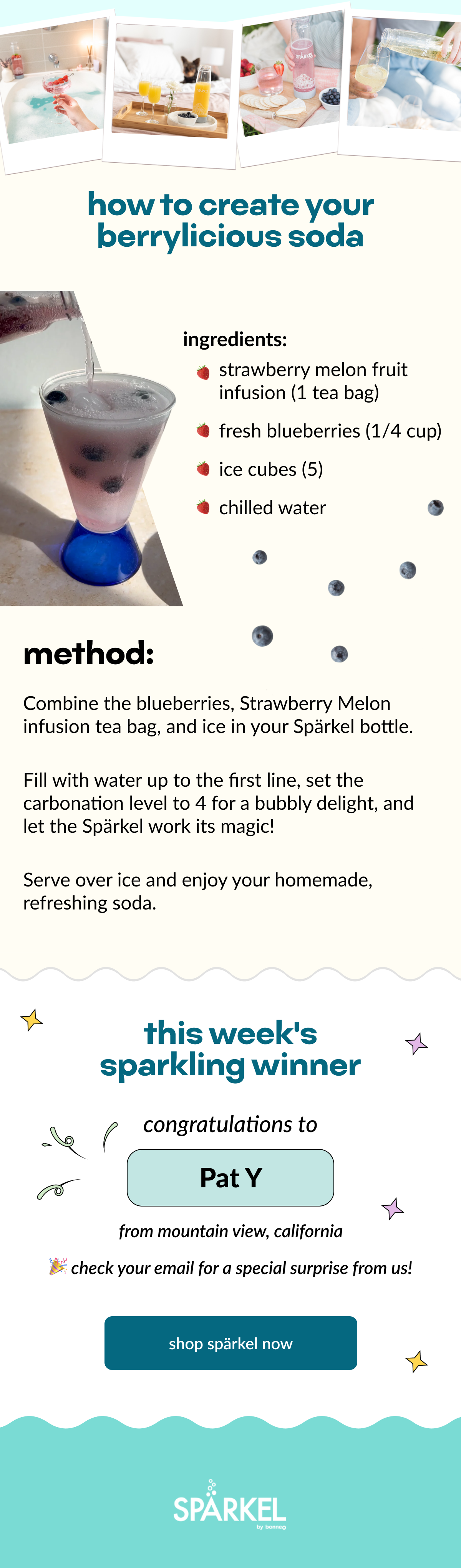 how to create your berrylicious soda