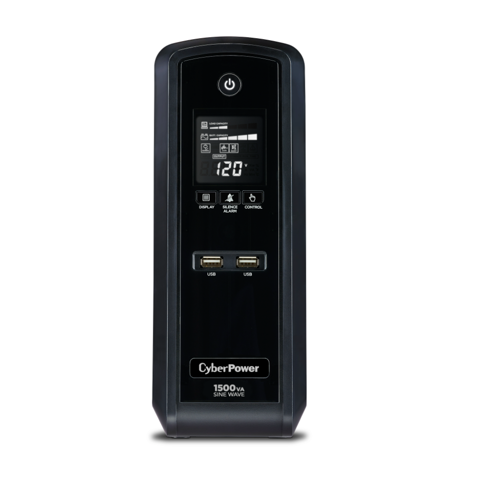 Image of CyberPower 10 Outlets PC Battery Backup UPS Series - New Battery Certified Refurbished