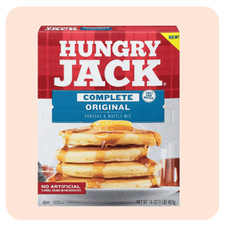 Hungry Jack pancake and waffle mix