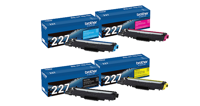 High-yield TN227 Toner Bundle.