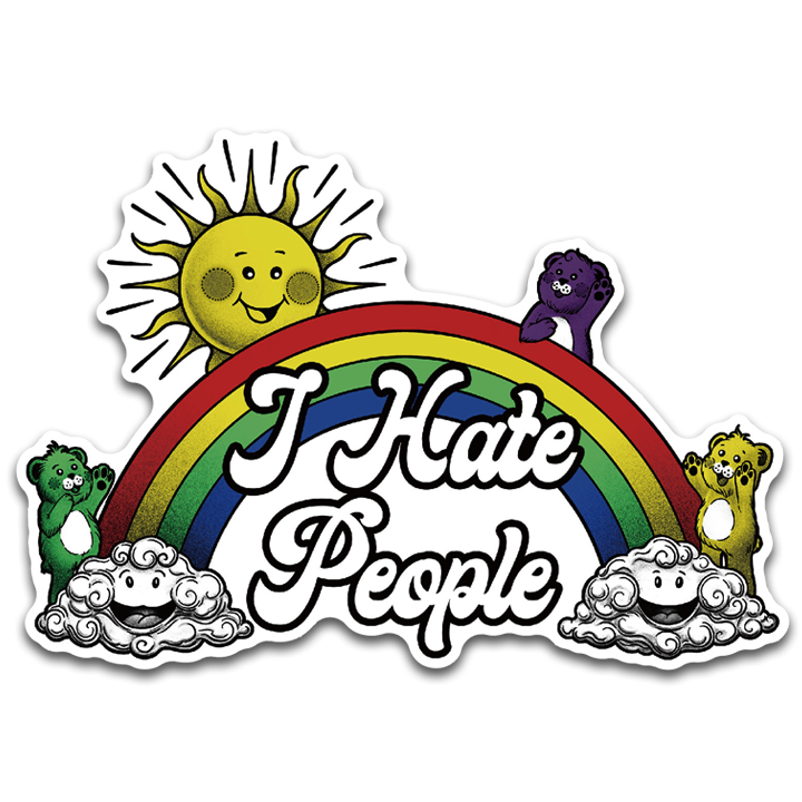 Image of I Hate People Printed Patch