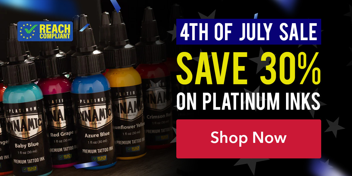 4TH OF JULY SALE SAVE 30% ON PLATINUM INKS