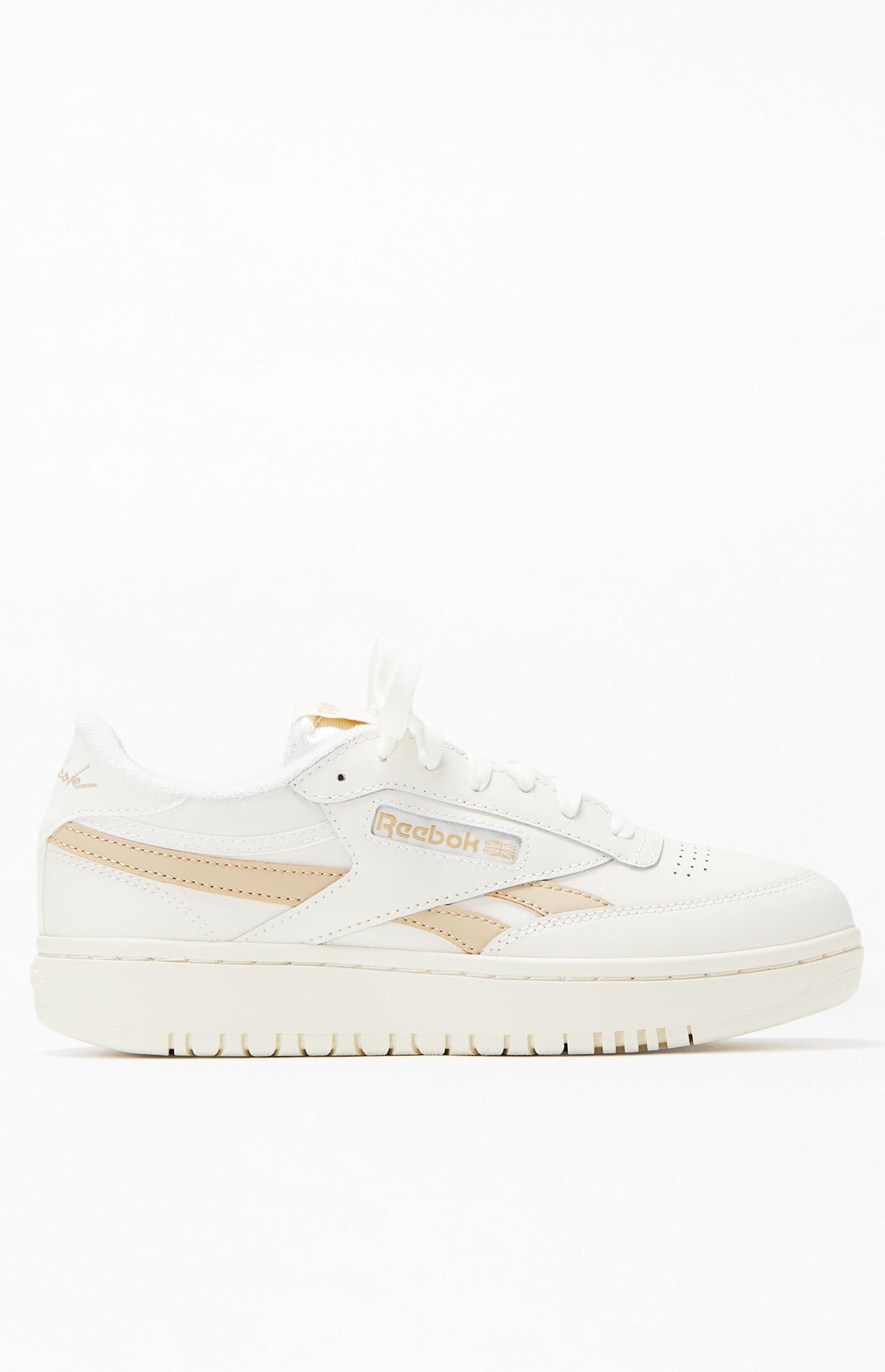 Image: Women's Beige Club C Double Revenge Sneakers