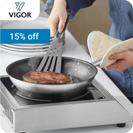 15% off Vigor Fry Pans