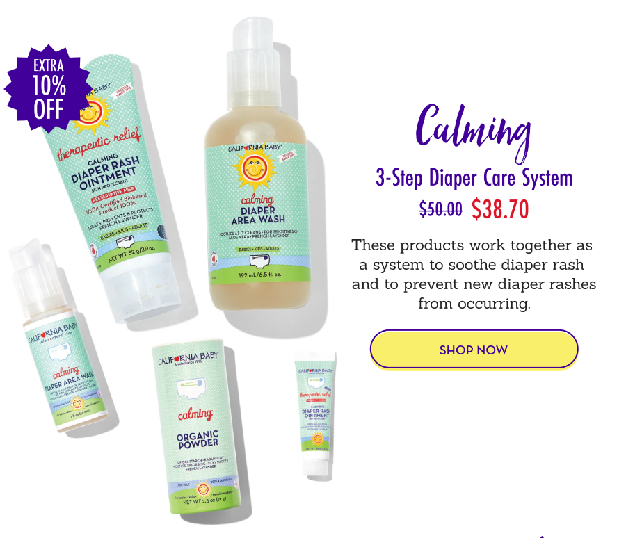 Calming 3-Step Diaper Care System