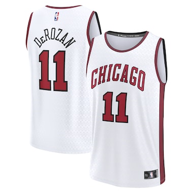  Fanatics Branded DeMar DeRozan White  Fastbreak Jersey - City Edition